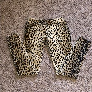 NWOT Leopard Cheetah leggings by Juicy Couture